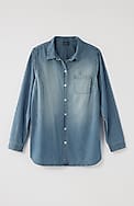 one-pocket button-front shirt