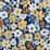 cream vibrant floral