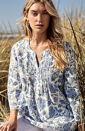 J.Jill ~ 2X ~ NEW Very Pretty & Comfortable Essential Linen Shirt ~ Lagoon  ~ NWT