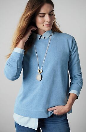 Image for Relaxed Crew-Neck Pullover