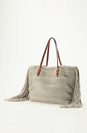 Image for Knitted Fringe Tote