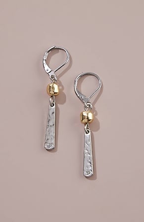Image for Golden Hour Linear-Bar Earrings
