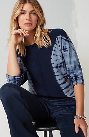 Image for Pure Jill Tie-Dyed Dolman Sweater