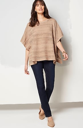 Image for Light Open-Stitch Poncho