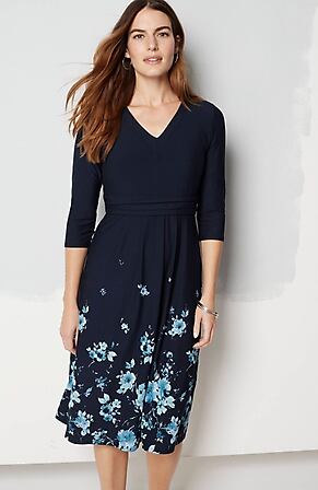 Image for Wearever Gathered-Waist Dress