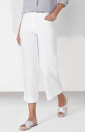Image for Linen Relaxed Crops