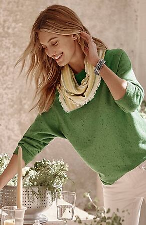Image for Tweed Dolman-Sleeve Sweater