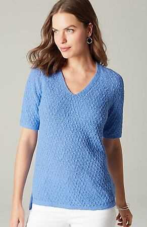 Image for Dimensional Elbow-Sleeve Sweater