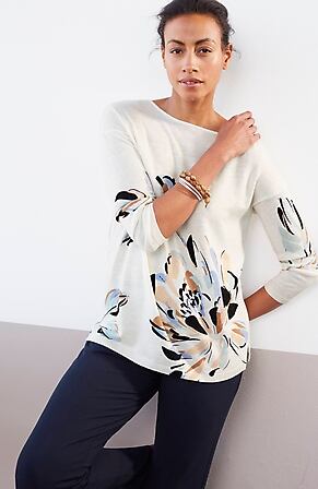 Image for Wearever Linen-Blend Sweater
