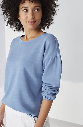Image for Pure Jill French Terry 3/4-Sleeve Top