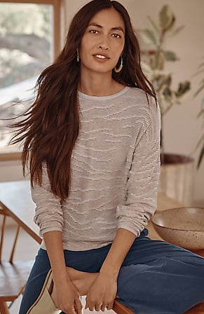 Image for Pure Jill Textured Dolman Sweater