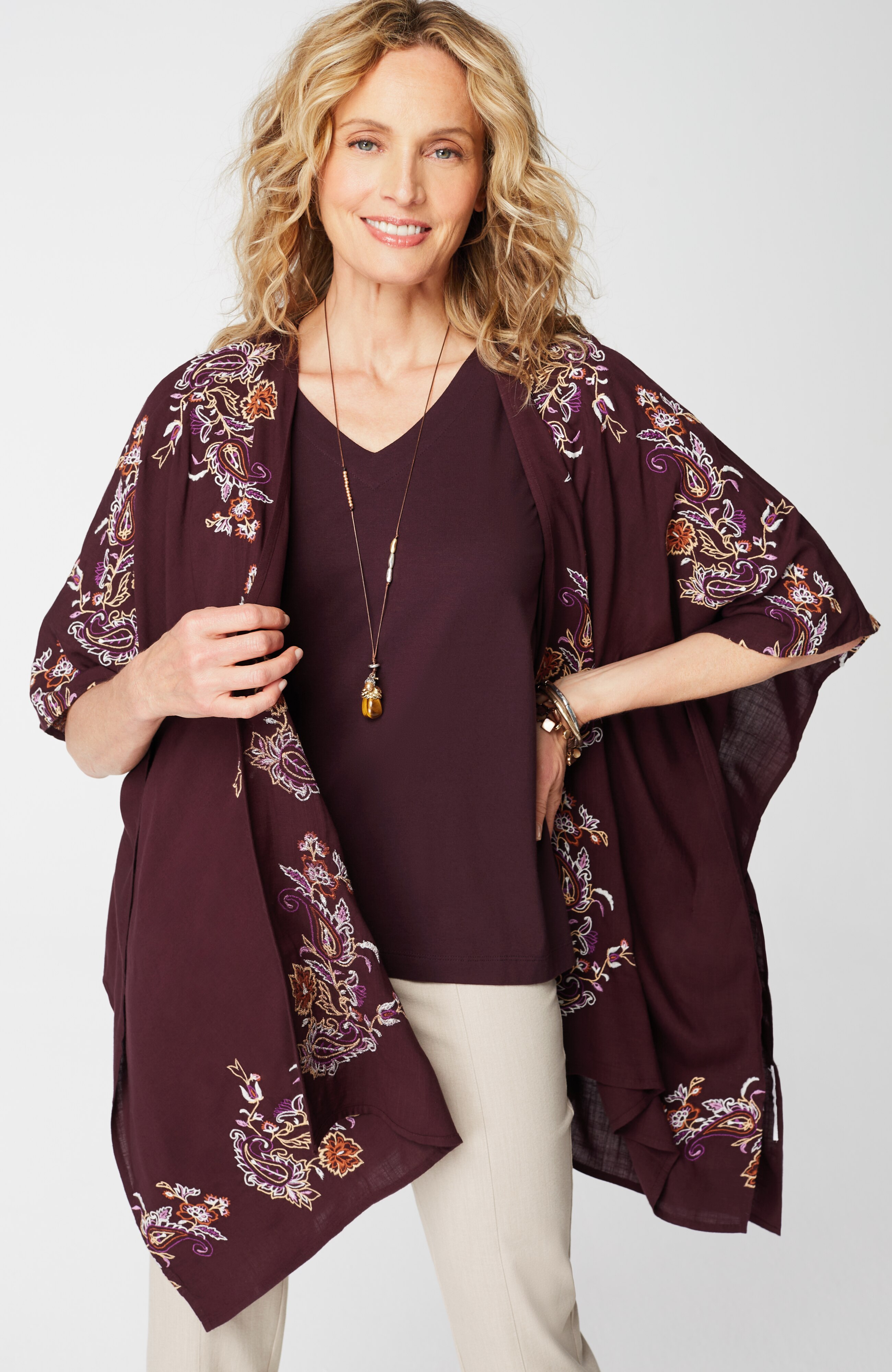 LUXE SUPIMA® PLEAT-BACK TEE | JJill