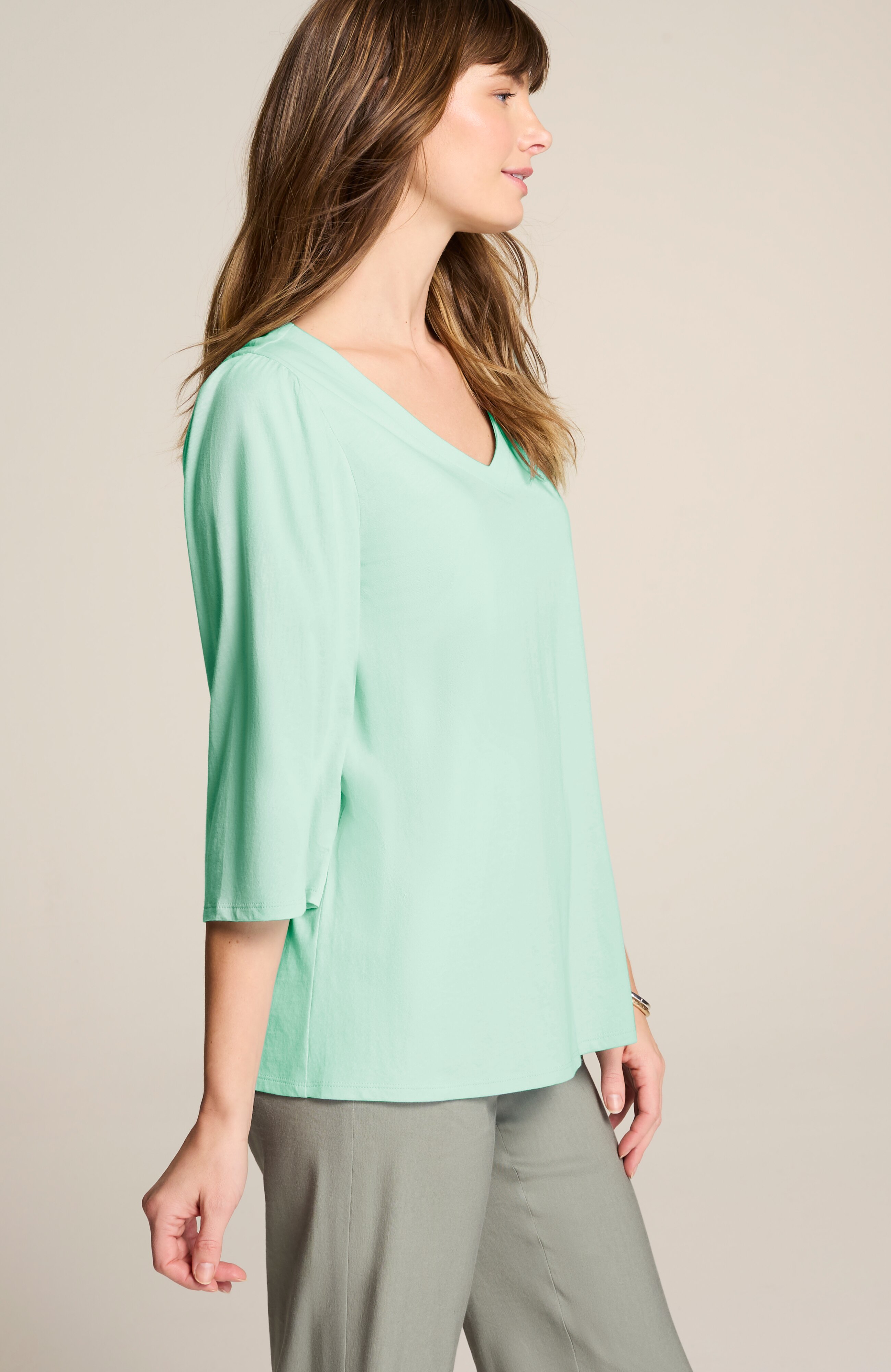 Sheer Knit Top (T0201-PURPLE)