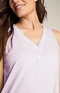 sleep ultrasoft henley gown