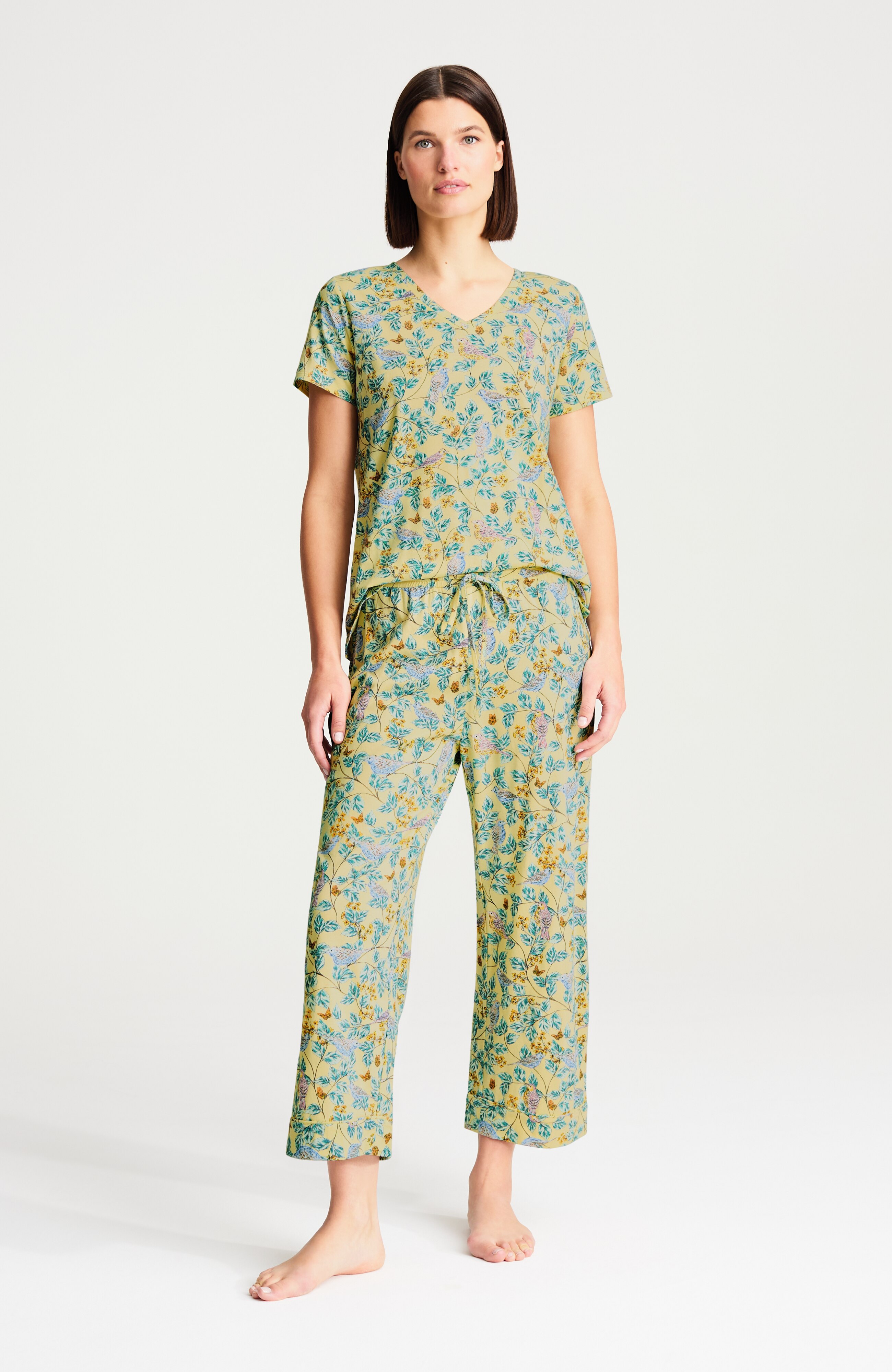 sleep ultrasoft v-neck tee