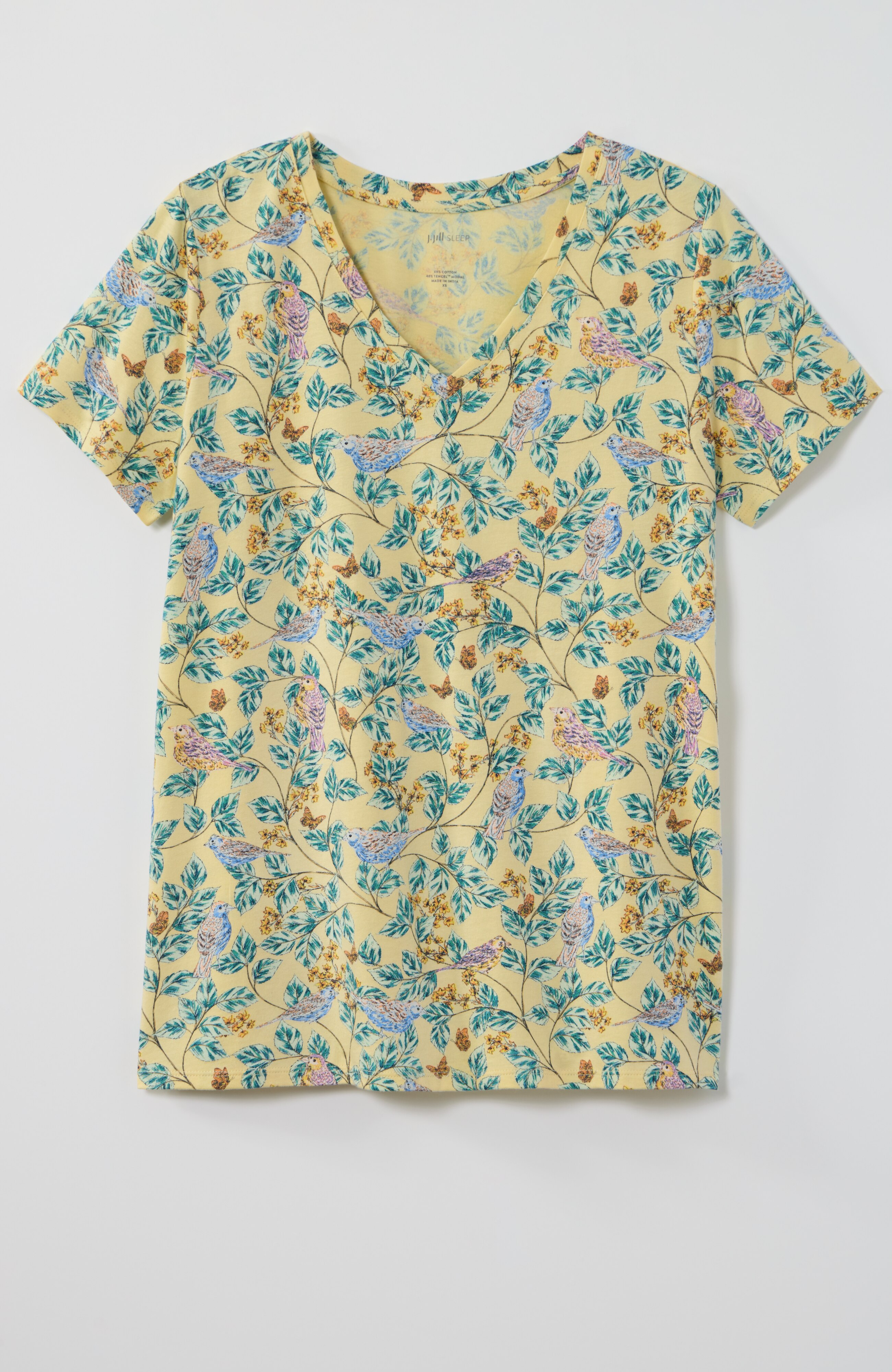 sleep ultrasoft v-neck tee