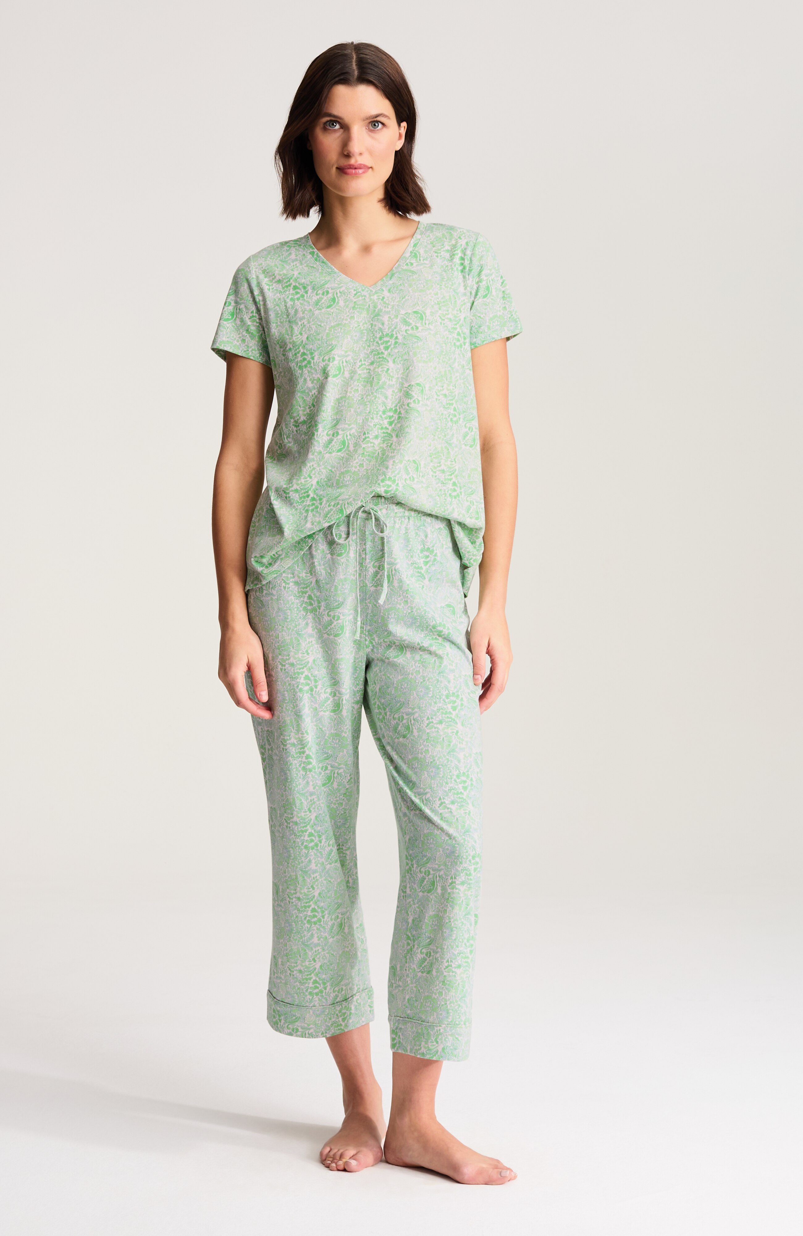 Sleep Ultrasoft V-Neck Tee | JJill