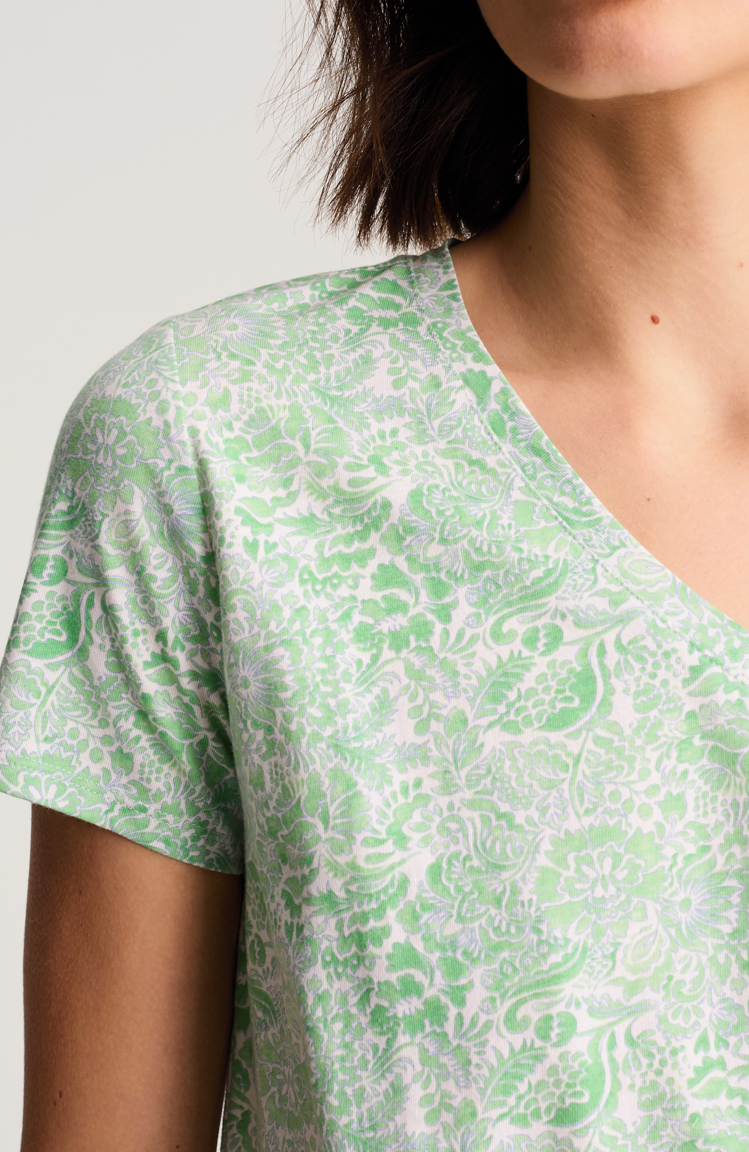 Sleep Ultrasoft V-Neck Tee | JJill