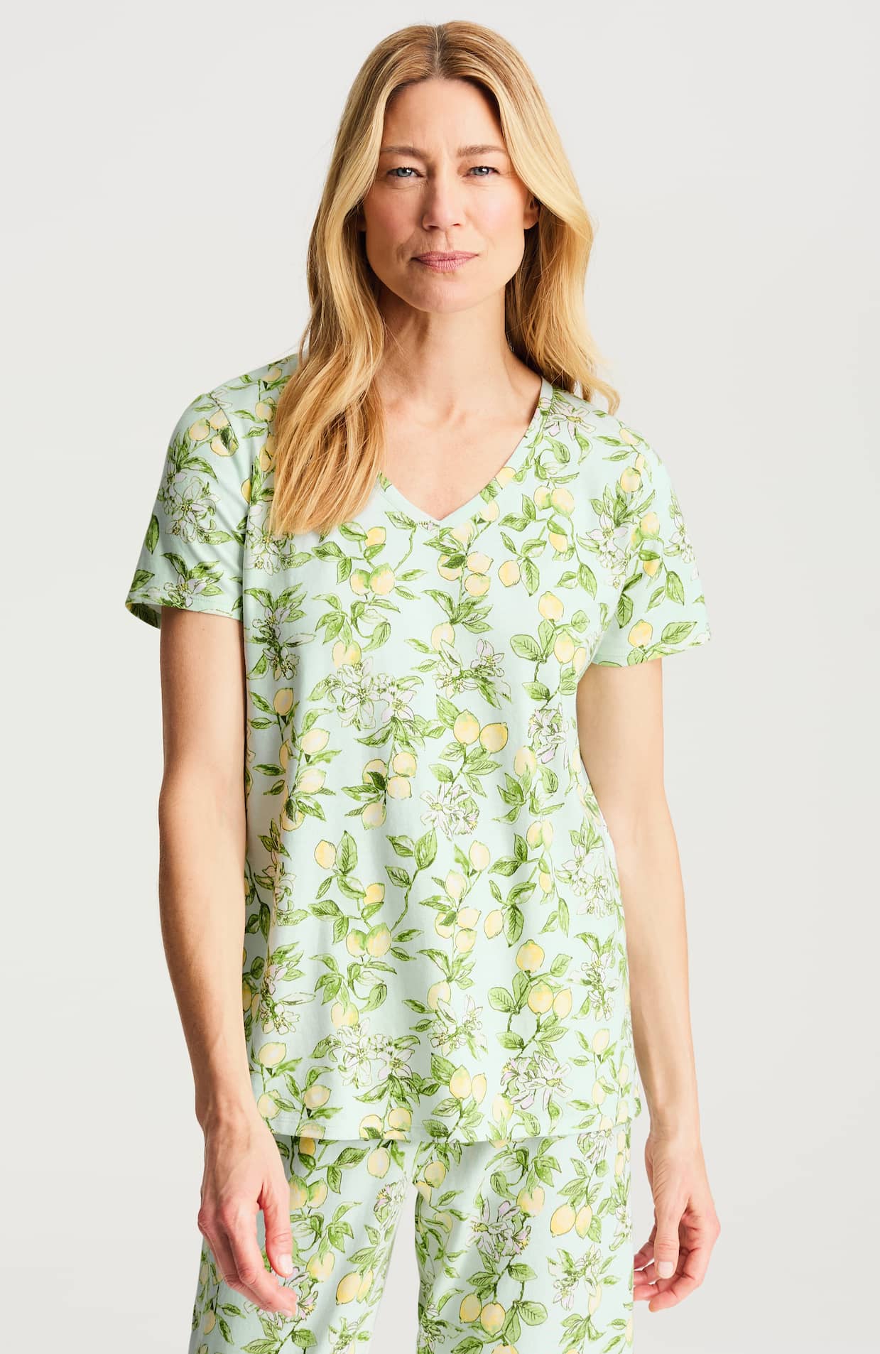 Sleep Ultrasoft V-Neck Tee | JJill