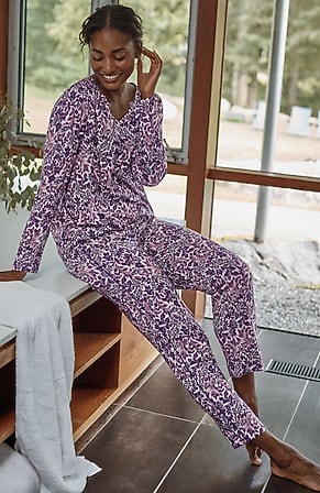 Image for Sleep Ultrasoft Slim-Leg Ankle Pants