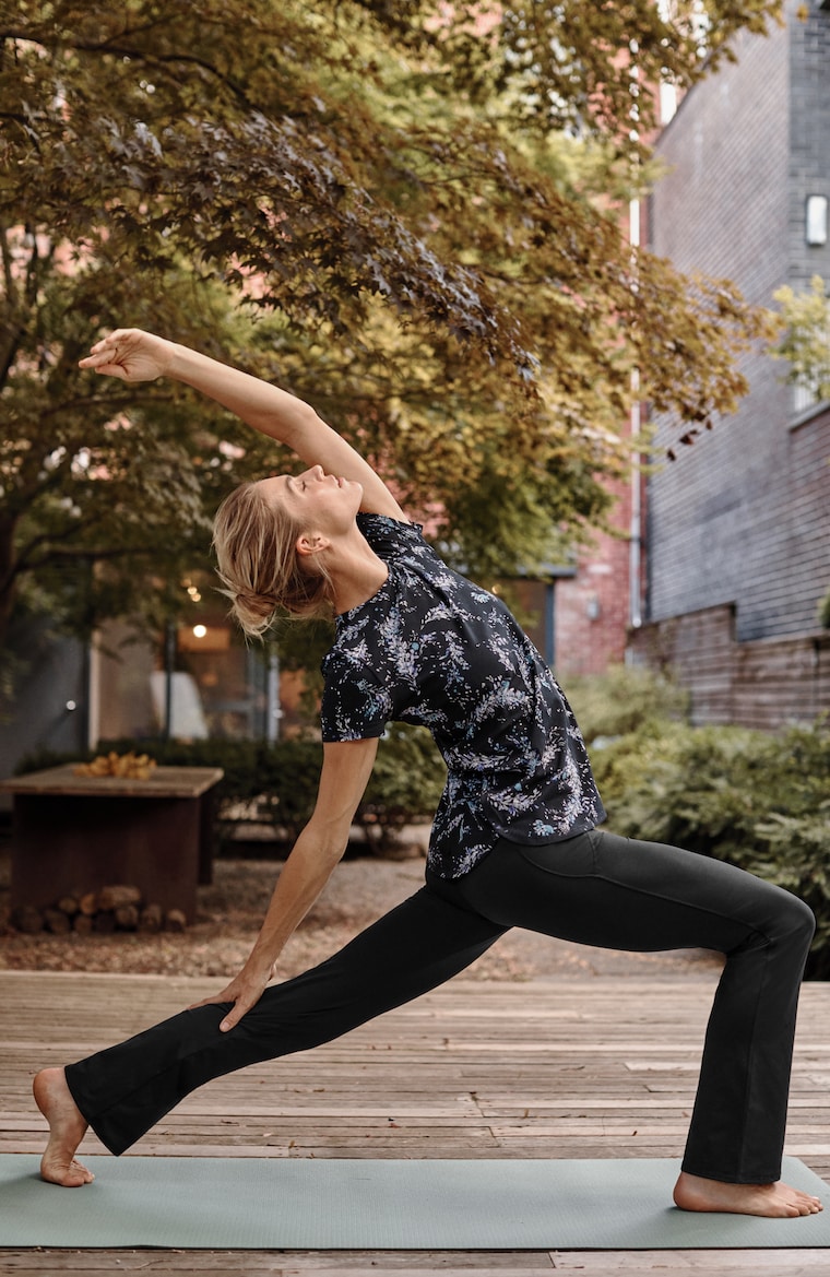 Primary view of the fit performance high-rise boot-cut pants