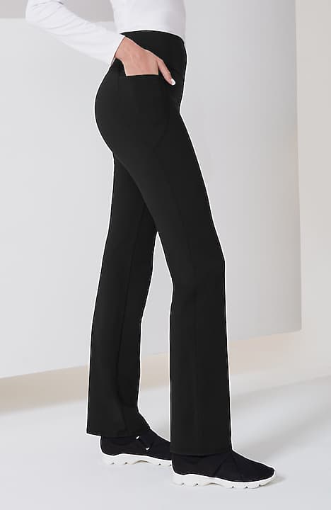 Betabrand Cropped Betabrand Disco Pants FIT PERFORMANCE HIGH-RISE