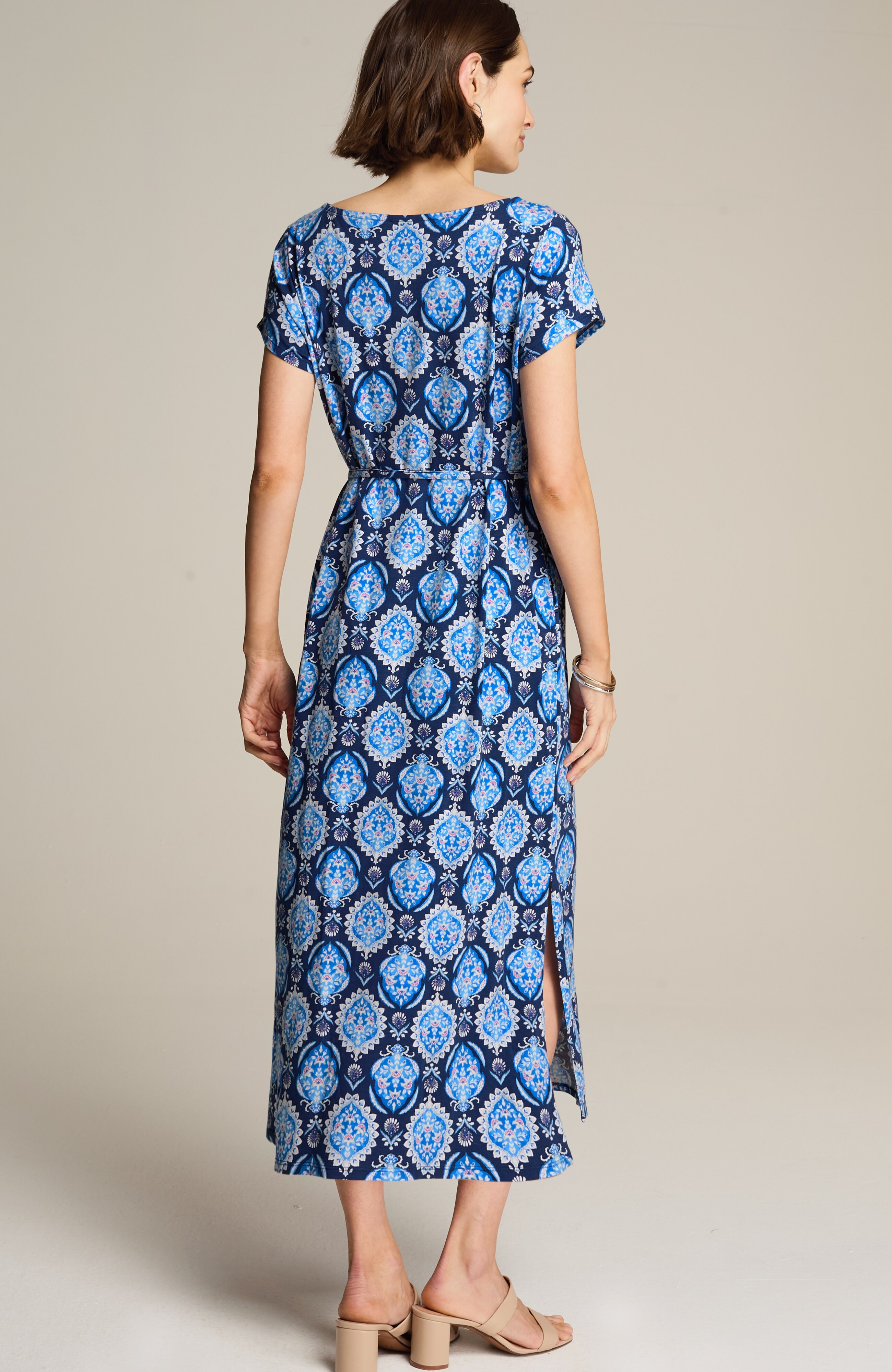 CAP-SLEEVE MAXI DRESS | JJill