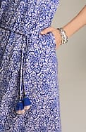 cap-sleeve maxi dress