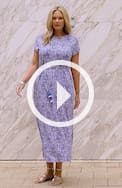 cap-sleeve maxi dress
