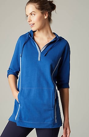 Image for Fit French Terry Hooded Tunic