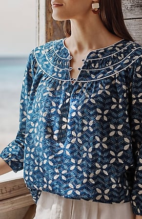 Image for Pure Jill Gathered Top