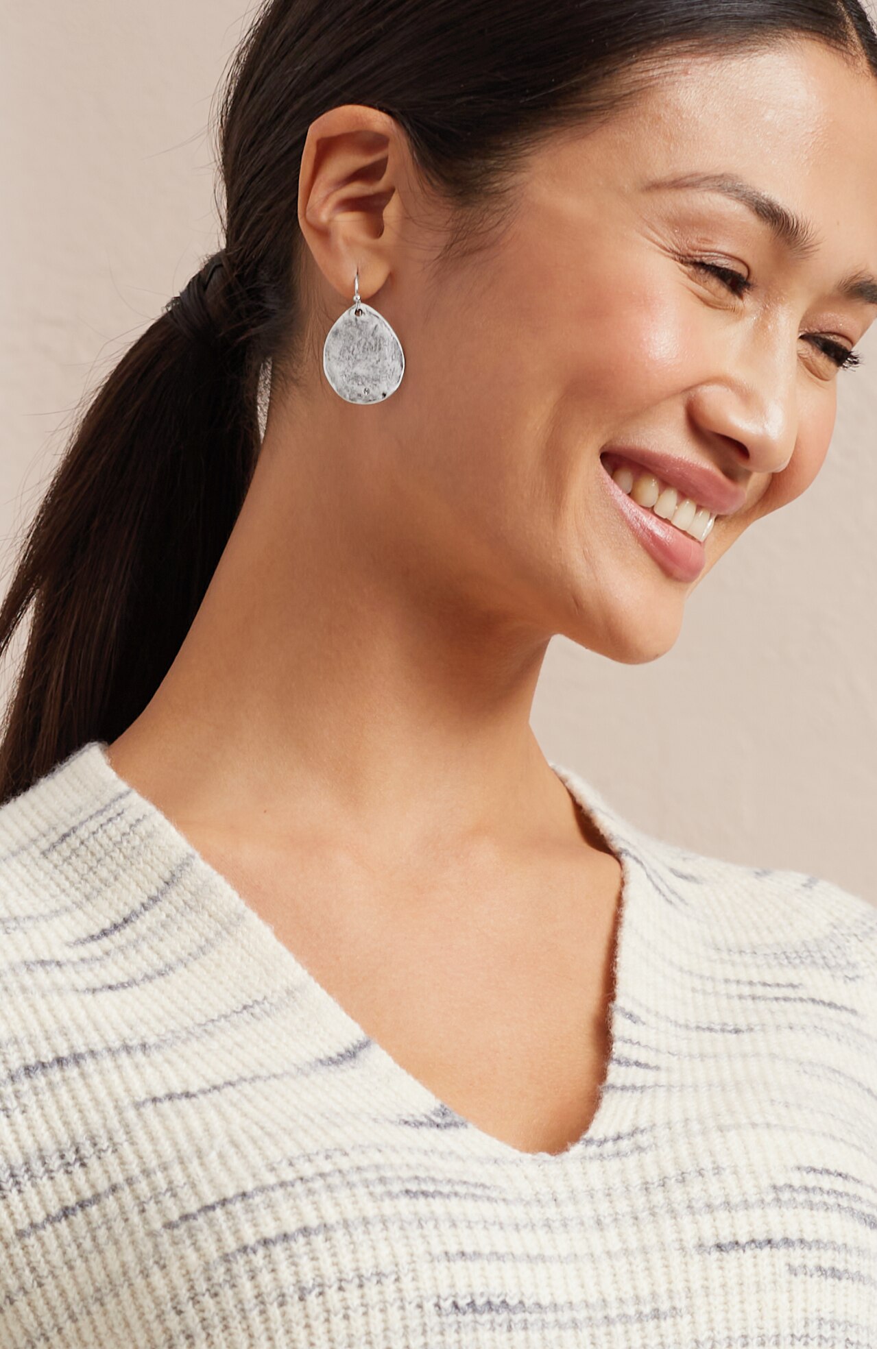 ピアス Drop With Drop Earrings simmon official WEB SHOP | DROP QUARTZ EARRING