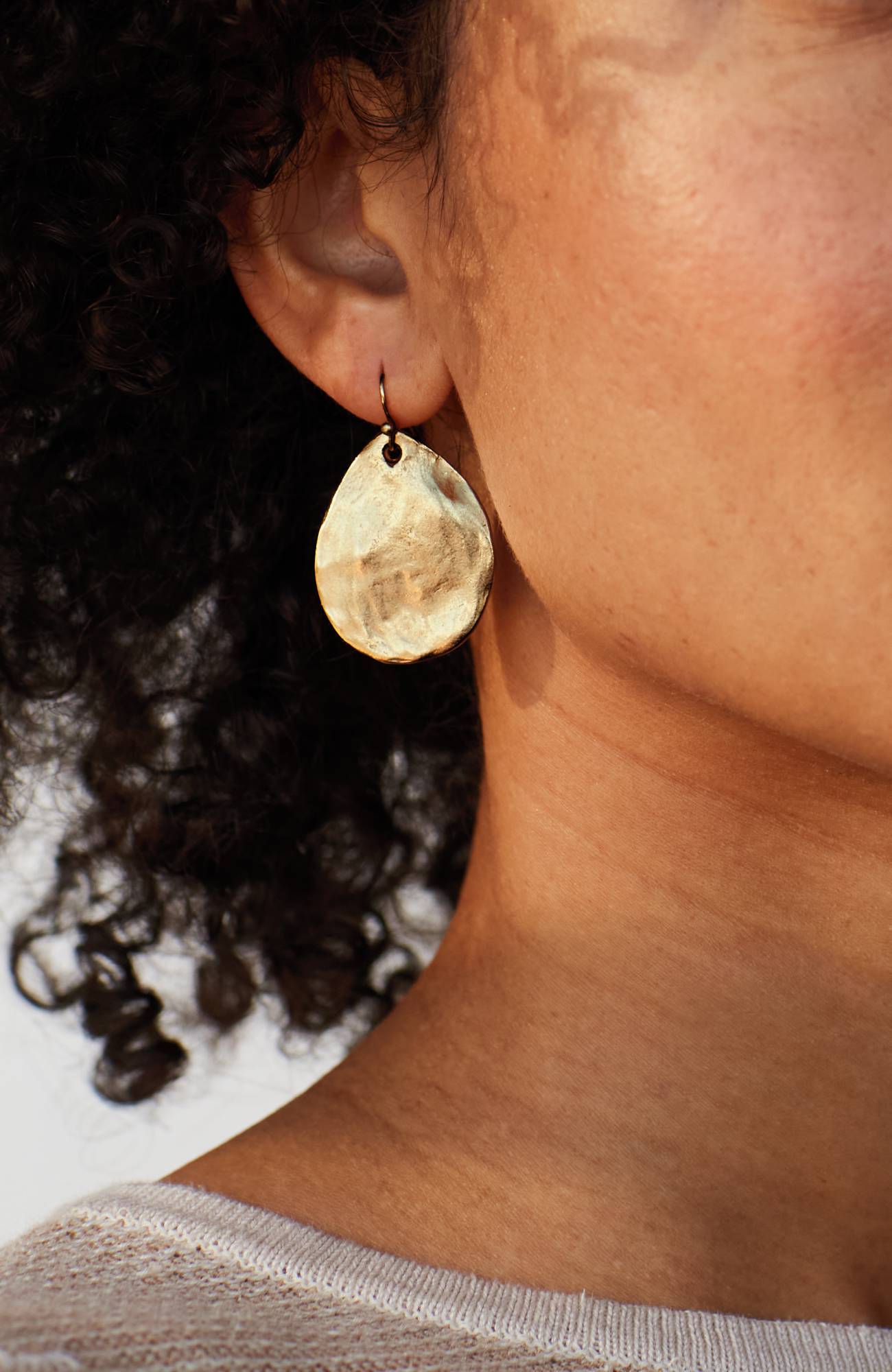 earth tones drop earrings