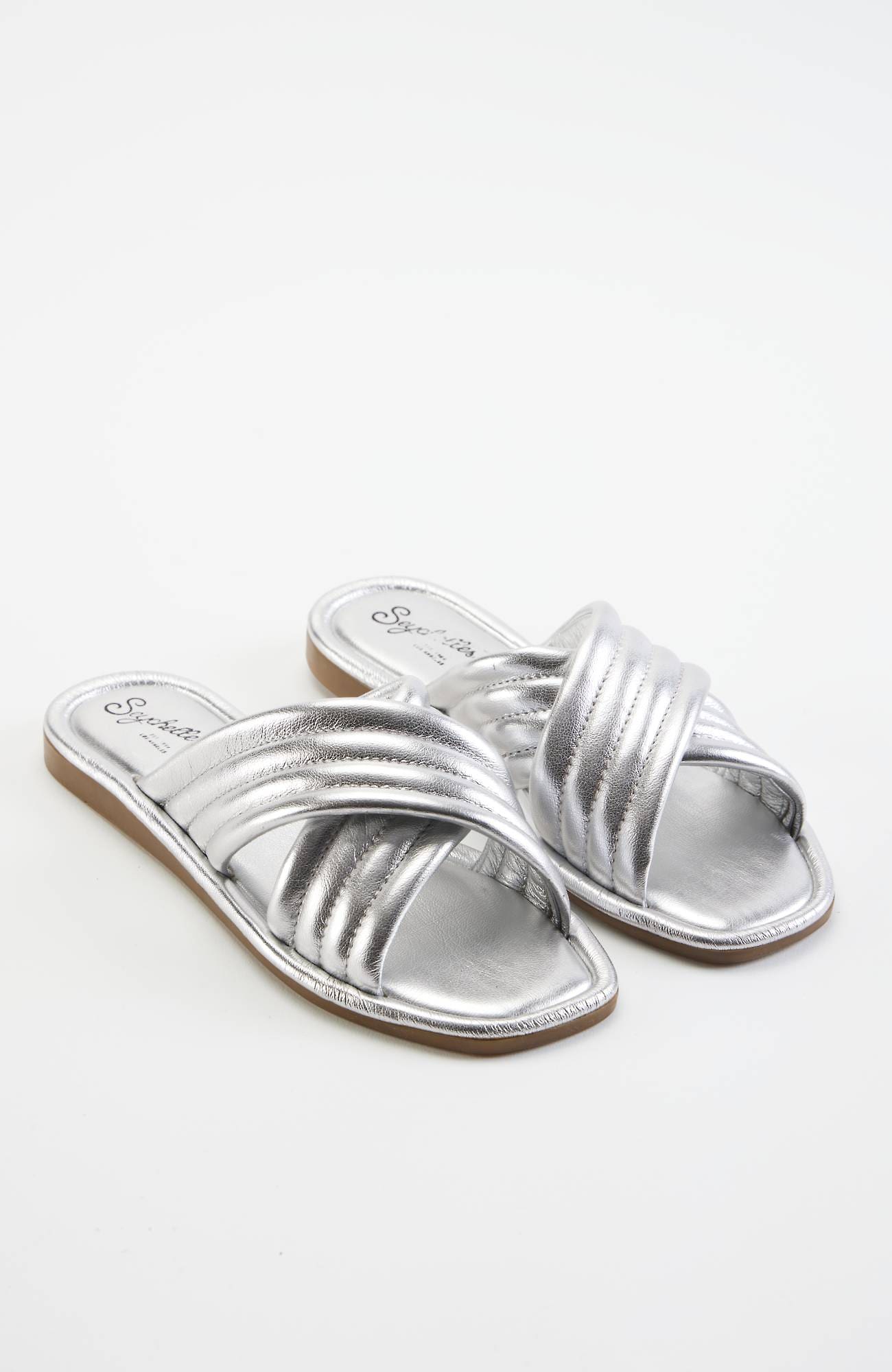 Jjill J.jill Seychelles® Word For Word Sandals In Metallic Silver