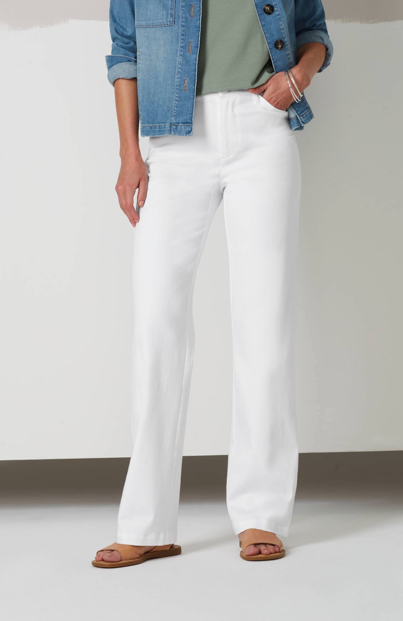 Jjill J.jill High-rise Jean Trousers In White