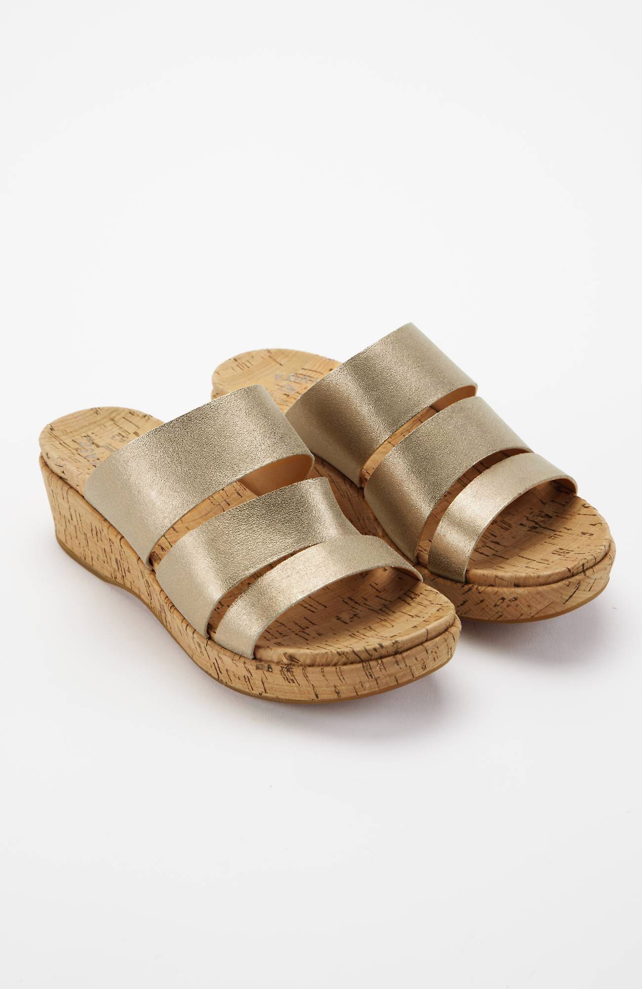 Jjill J.jill Kork-ease® Menzie Wedge Sandals In Gold