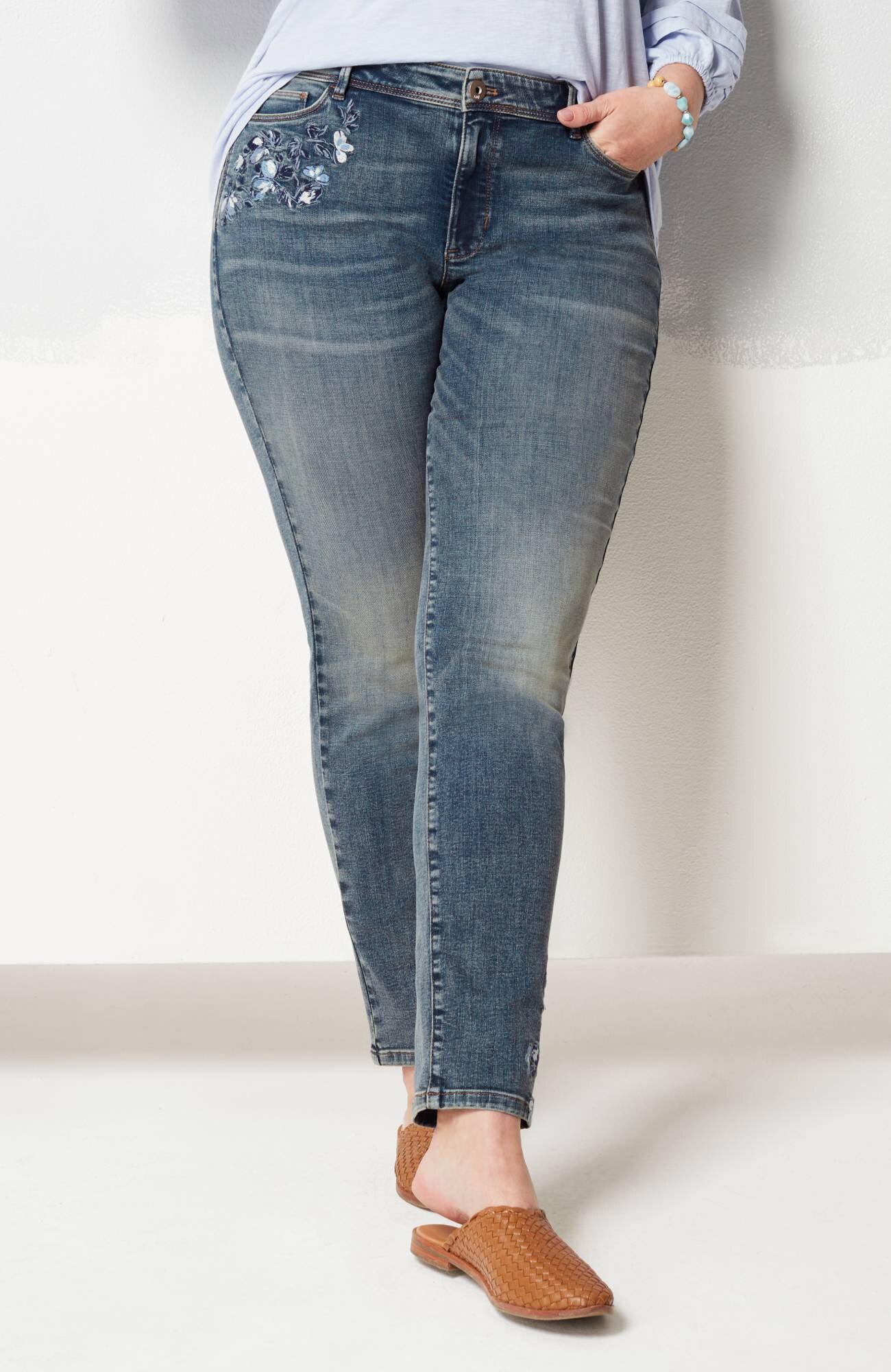 Jjill J.jill Authentic Fit Slim leg Jeans In Naples Wash ModeSens