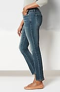 authentic fit slim-leg jeans
