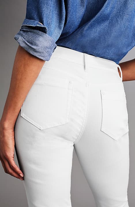authentic fit slim-leg jeans