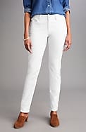 authentic fit slim-leg jeans