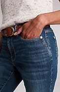 authentic fit slim-leg jeans