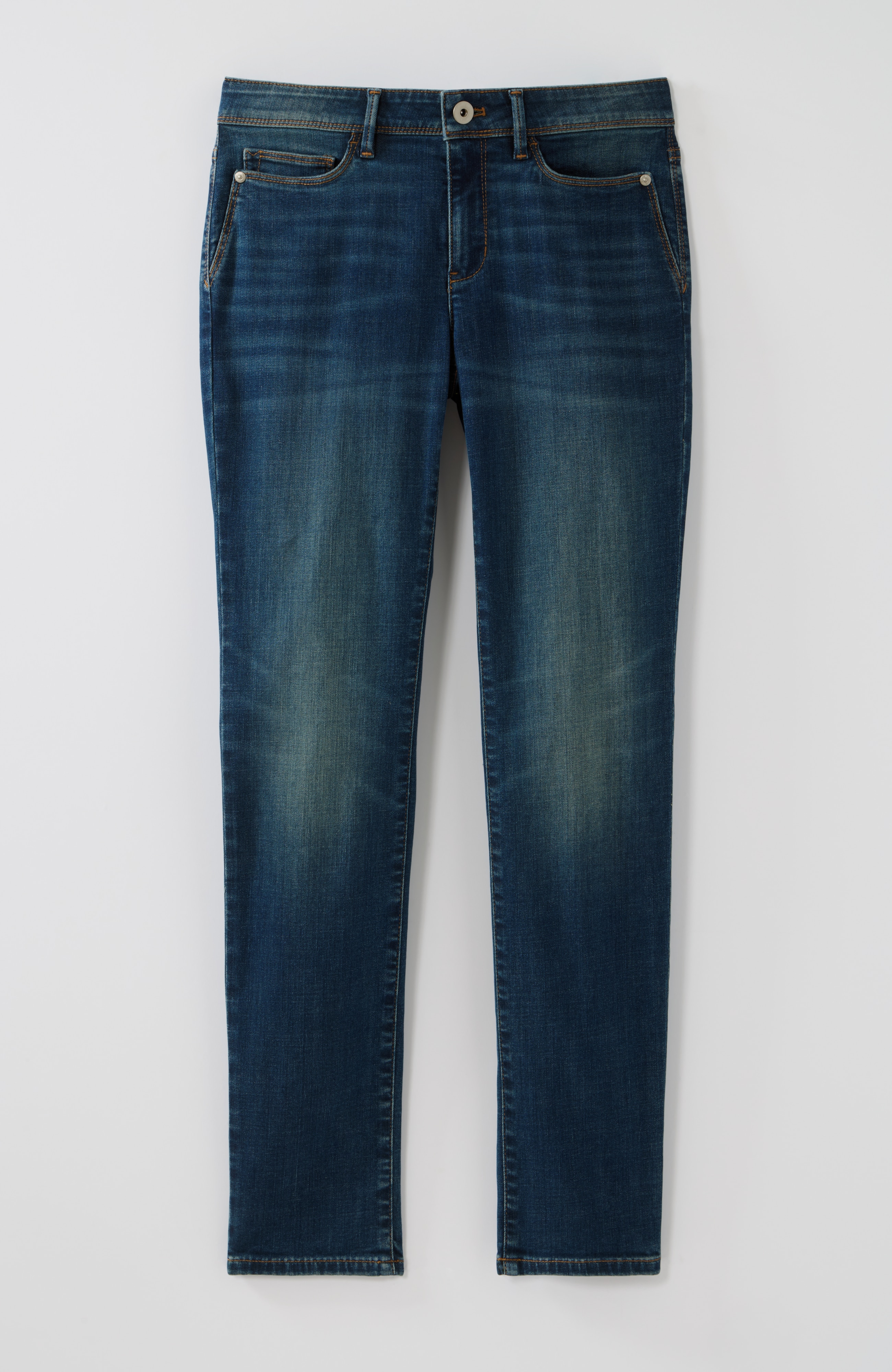 authentic fit slim-leg jeans