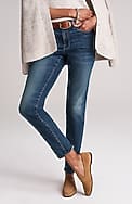authentic fit slim-leg jeans