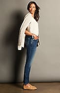 authentic fit slim-leg jeans