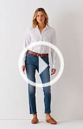 authentic fit slim-leg jeans
