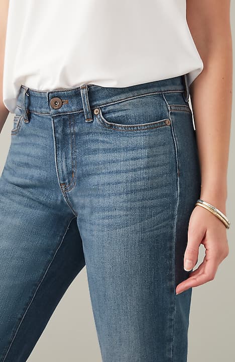 Apple Shape Best Jeans For Boyish Figure Casual Cool Women's