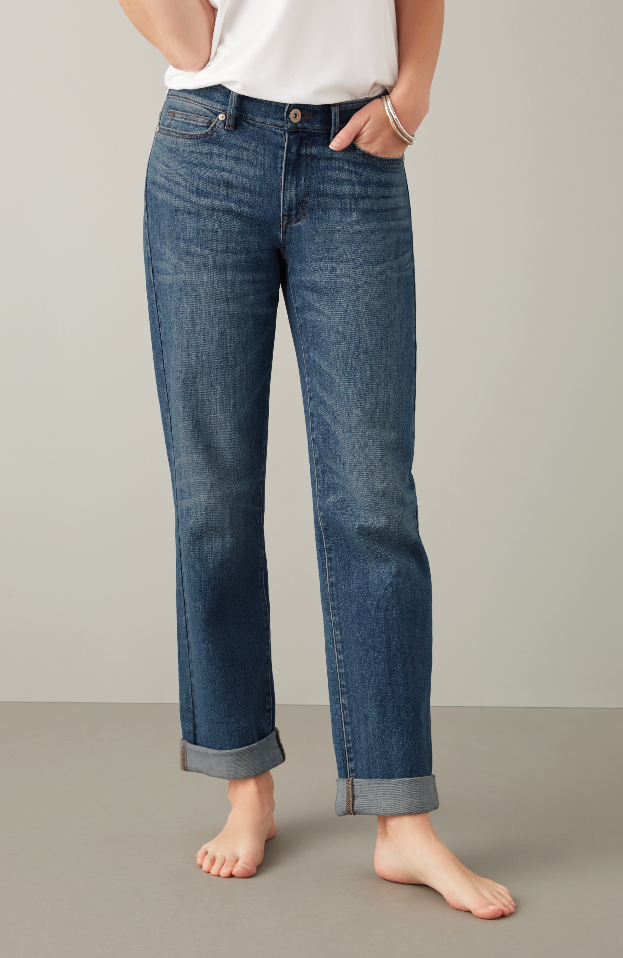 Relaxed Boyfriend Jeans