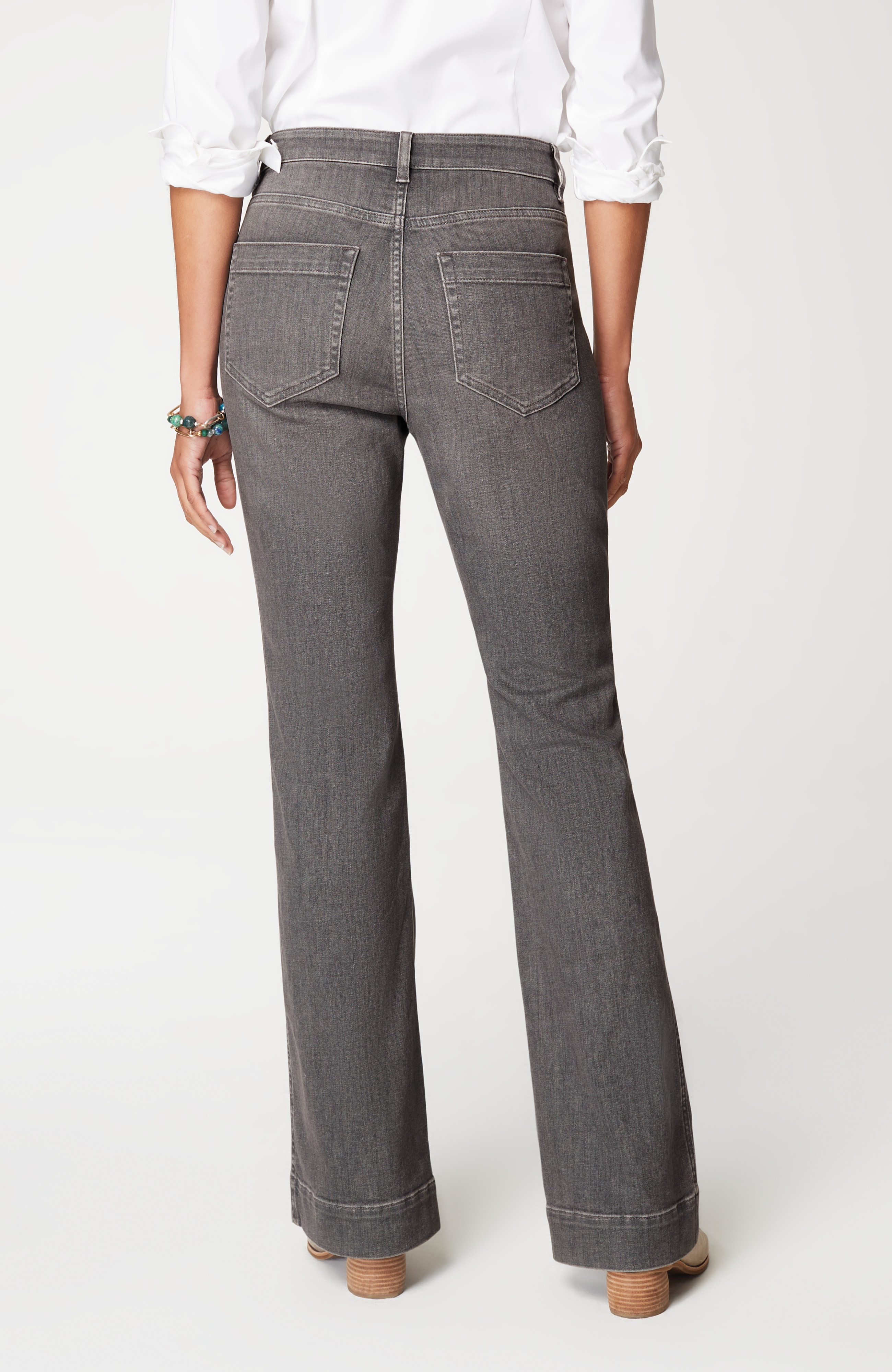 HIGH-RISE FLARE JEANS | JJill