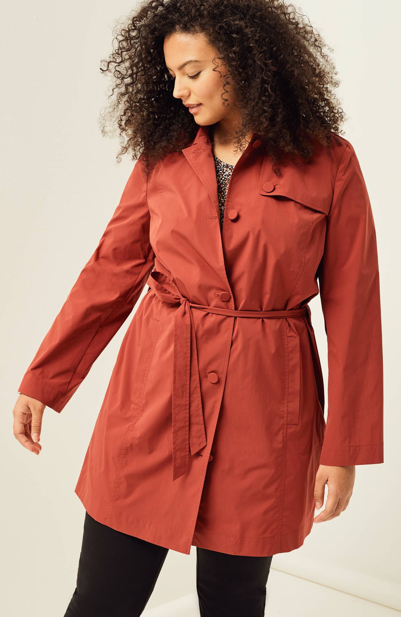 WE BELTED TRENCH COAT | JJill