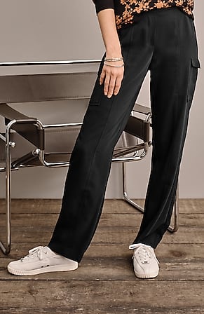 Image for Wearever Easy-Care Straight-Leg Cargo Trousers
